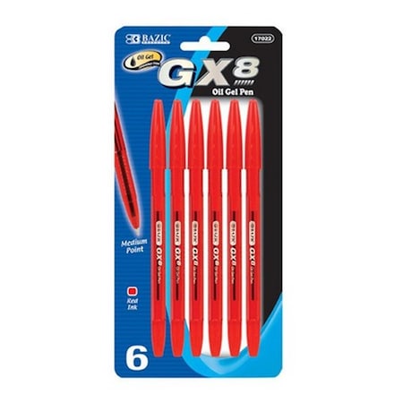 Bazic Products Bazic GX-8 Black Oil-Gel Ink Pen, 144PK 17022